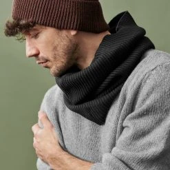 Fawler Écharpe Tube Noire Frisco Urban -Chapeau Fawler en ligne friscoblack 111111212122