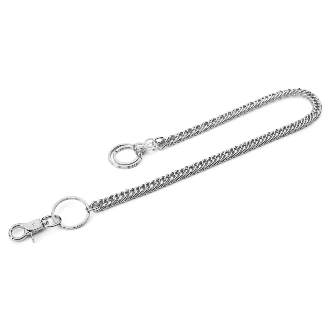 Warren Asher Chaîne De Portefeuille Argentée à 3 Anneaux 2 Warren Asher Chaîne De Portefeuille Argentée à 3 Anneaux – Image 2