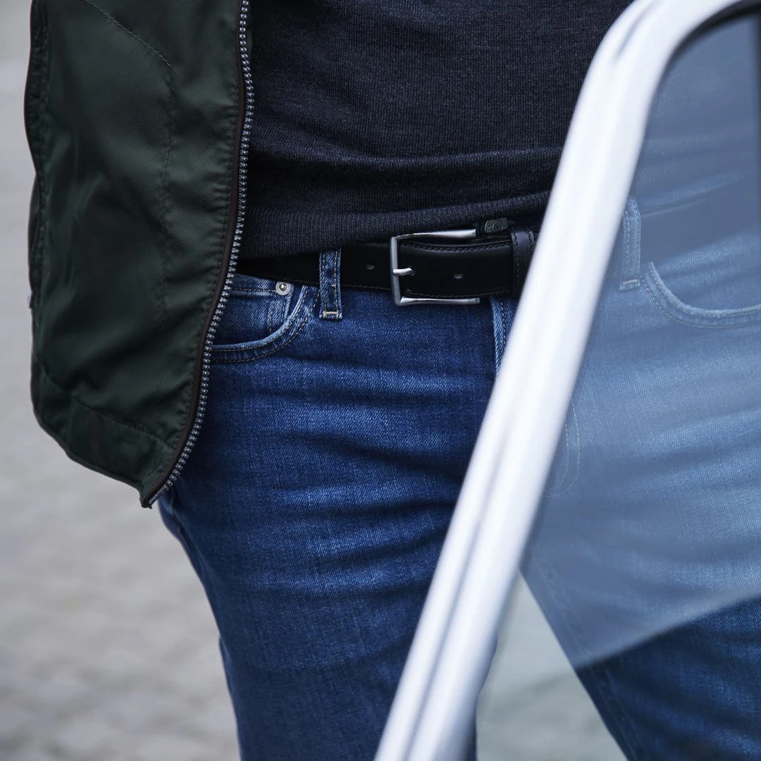 Fawler Ceinture En Cuir Noir Faron 4 Fawler Ceinture En Cuir Noir Faron – Image 4