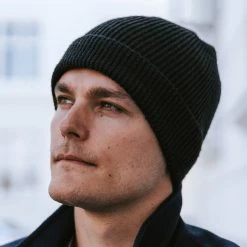 Fawler Bonnet Kacey Kane En Laine Mérinos Noire -Chapeau Fawler en ligne hat 1 5