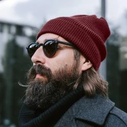 Fawler Bonnet Rouge Bordeaux En Laine Mérinos Kacey Kane -Chapeau Fawler en ligne hat 1 8