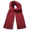 Sidegren Hiems | Écharpe Rouge Bourgogne En Coton Recyclé