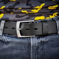 Salt & Hide Ceinture En Cuir Noir Réglisse 9 Salt & Hide Ceinture En Cuir Noir Réglisse -Chapeau Fawler en ligne img 2360