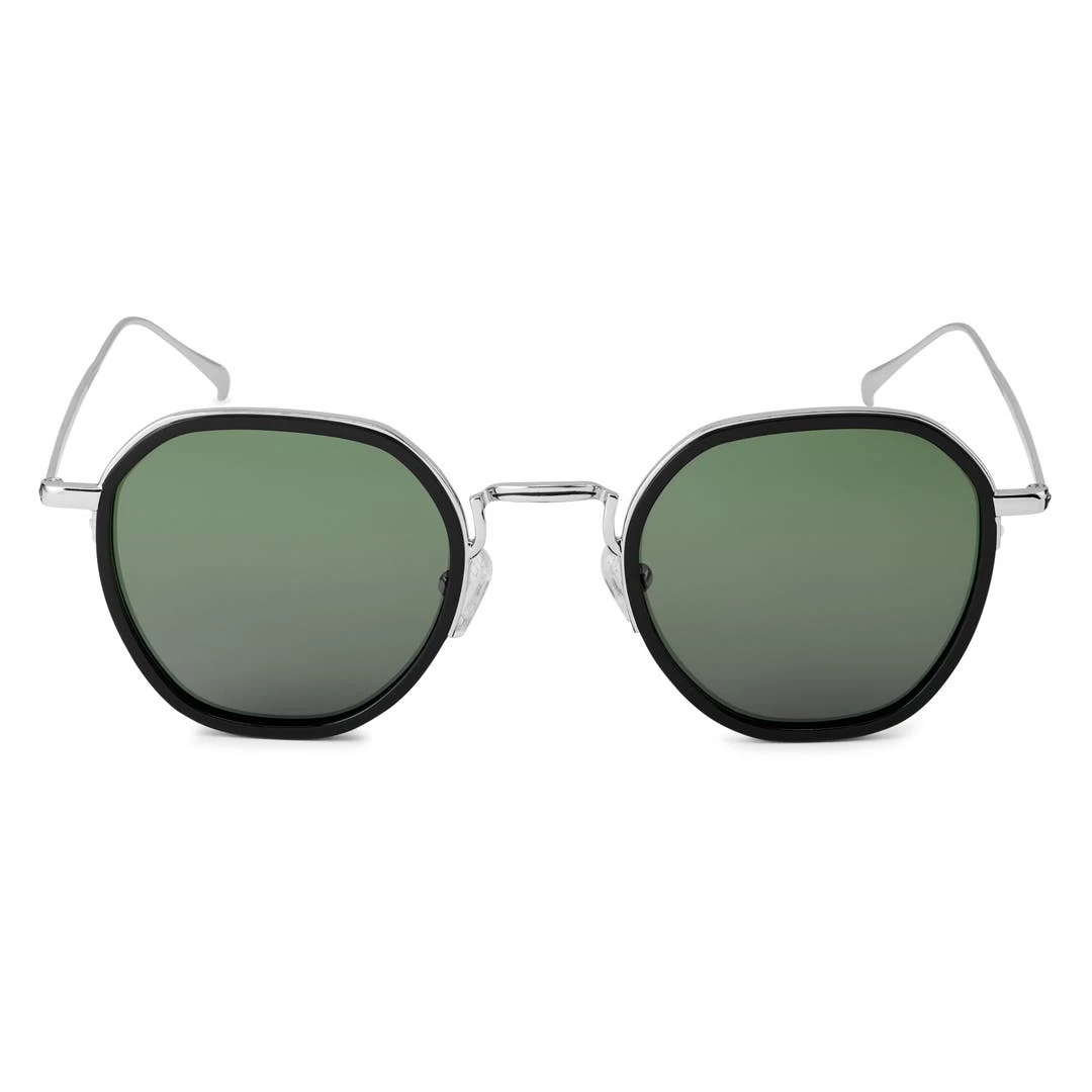 Waykins Lunettes De Soleil Argentées Wylie Thea à Verres Polarisés Verts Dégradés 2 Waykins Lunettes De Soleil Argentées Wylie Thea à Verres Polarisés Verts Dégradés – Image 2