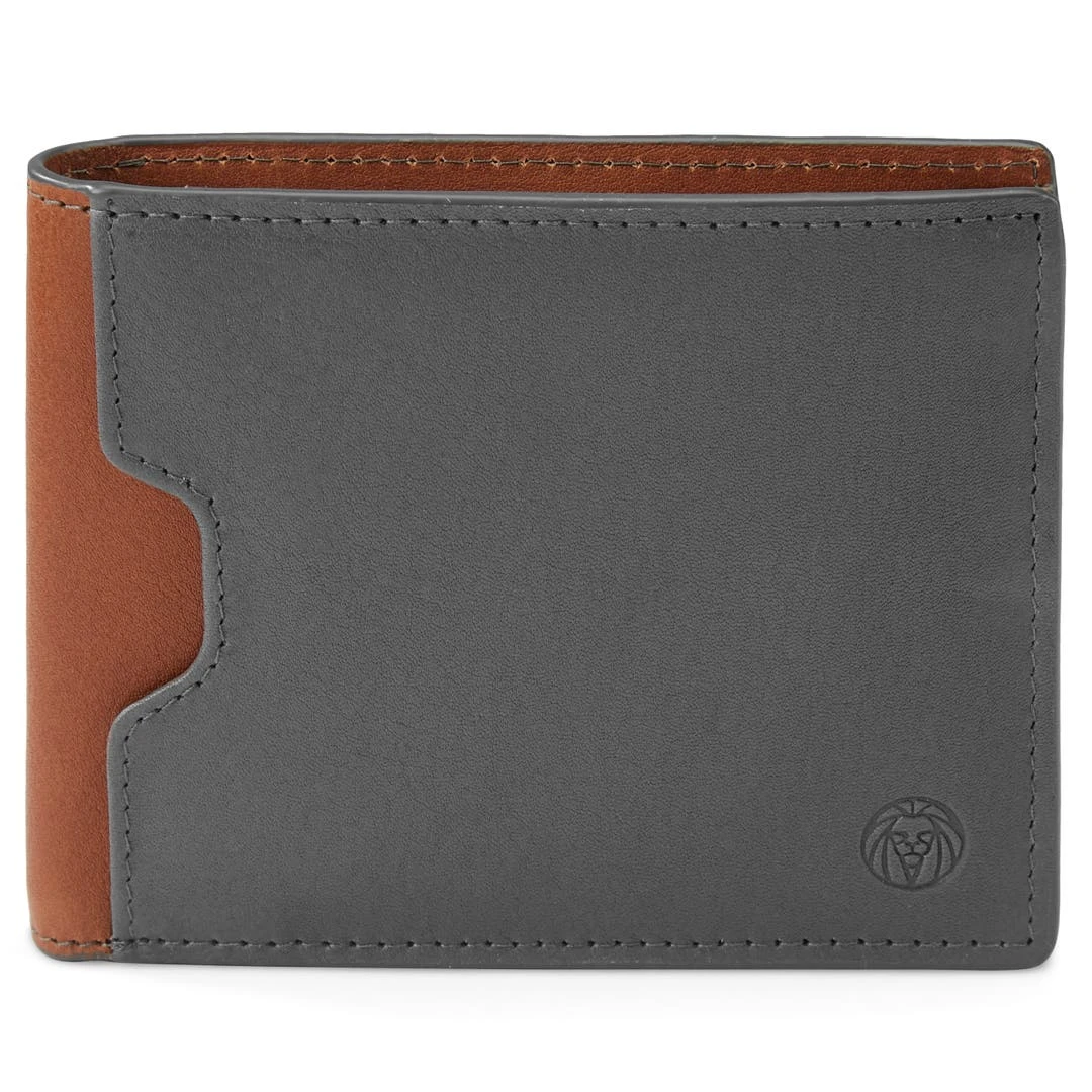 Lucleon Portefeuille En Cuir Gris Anti-RFID Lukas 2 Lucleon Portefeuille En Cuir Gris Anti-RFID Lukas – Image 2