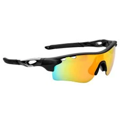 Otsu Lunettes De Soleil Sport Grises & Noires à Verres Interchangeables 9 Otsu Lunettes De Soleil Sport Grises & Noires à Verres Interchangeables -Chapeau Fawler en ligne otsu bg4