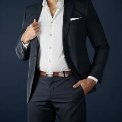 BSWK Ceinture En Cuir Marron à Boucle Massive -Chapeau Fawler en ligne rel megashoot belts 18249 1