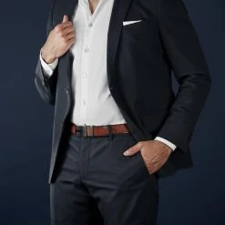 BSWK Ceinture En Cuir Cognac Avec Boucle à Verrouillage Automatique -Chapeau Fawler en ligne rel megashoot belts 18255 1