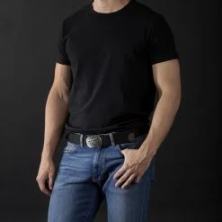 Collin Rowe Ceinture En Toile Noire Aigle -Chapeau Fawler en ligne rel megashoot belts 7517 1