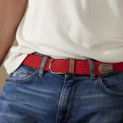 Collin Rowe Ceinture élastique Rouge -Chapeau Fawler en ligne rel megashoot belts 8038 2 copy