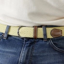 Collin Rowe Ceinture élastique Crème -Chapeau Fawler en ligne rel megashoot belts 8040 2 copybm
