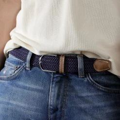 Collin Rowe Ceinture élastique Bleu Foncé -Chapeau Fawler en ligne rel megashoot belts 8043 18107 2 copy