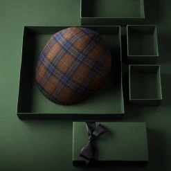 Fawler Casquette Plate En Laine Brune Fido Country -Chapeau Fawler en ligne rel xm20 ig green flat cap 21903