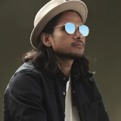 Paul Riley Lunettes De Soleil Polarisées Bleues "Le Dandy" -Chapeau Fawler en ligne rst megashoot sunglas 17147 2blue