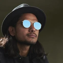 Paul Riley Lunettes De Soleil Polarisées Bleues "Le Dandy" -Chapeau Fawler en ligne rst megashoot sunglas 17147 3blue