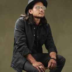 Paul Riley Lunettes De Soleil Groovy Gris Et Or -Chapeau Fawler en ligne rst megashoot sunglas 17160 1gg