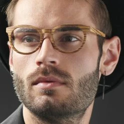 Paul Riley Lunettes à Monture En Bois Clair Et Motif écaille -Chapeau Fawler en ligne rst megashoot sunglasses 15584 2 bm