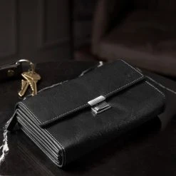 Lucleon Portefeuille Accordéon En Cuir Noir Classique Montréal -Chapeau Fawler en ligne rst megashoot wall 1 19749