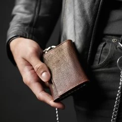 Lucleon Porte-clés Montréal En Cuir Marron Foncé RFID -Chapeau Fawler en ligne rst megashoot wallet 14040 1