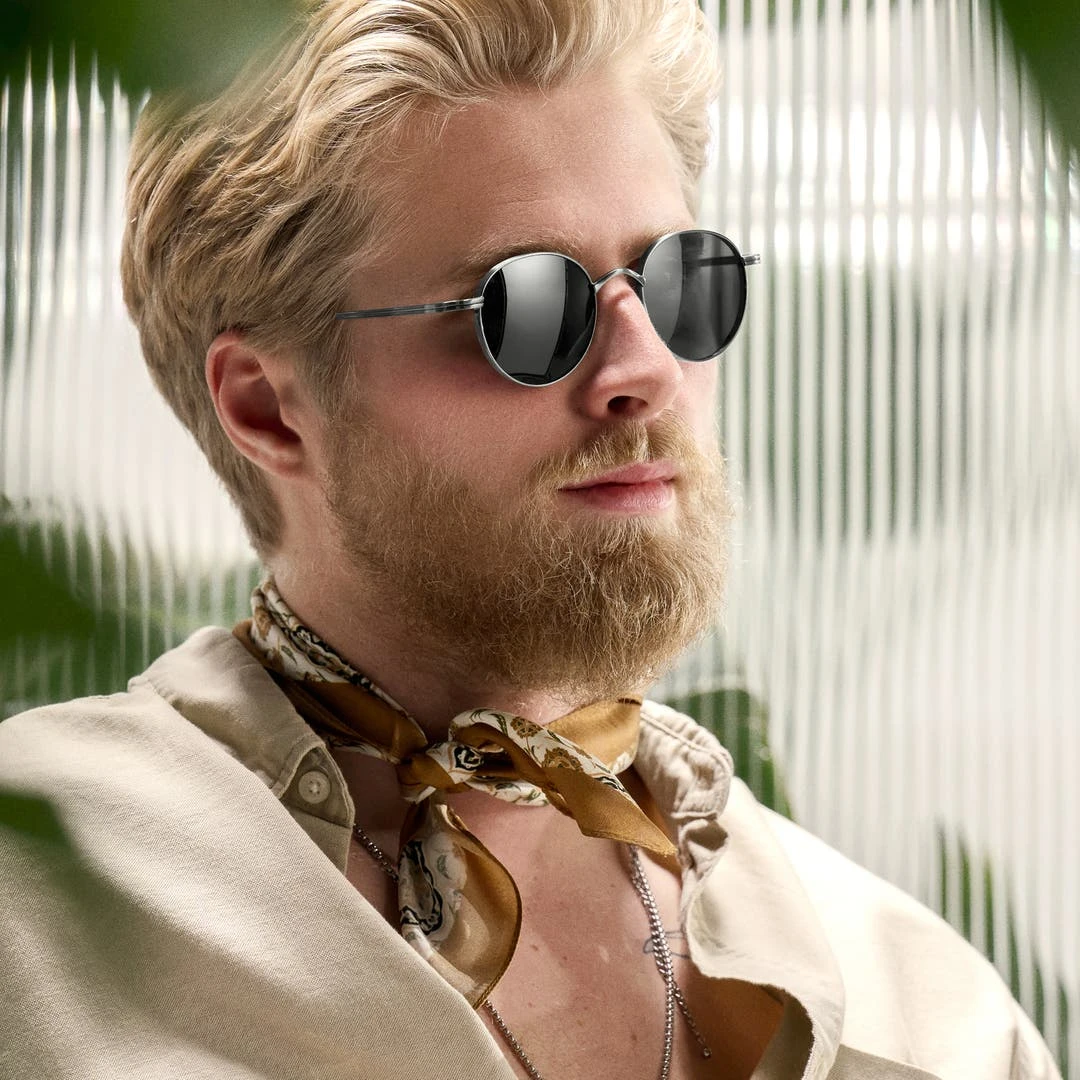 Arkai Occasus | Lunettes De Soleil En Titane Gris Anthracite à Verres Ronds Polarisés 2 Arkai Occasus | Lunettes De Soleil En Titane Gris Anthracite à Verres Ronds Polarisés – Image 2