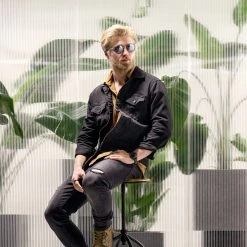 Lucleon Occasus | Lunettes De Soleil Bleues à Verres Ronds Polarisés Et Double Pont -Chapeau Fawler en ligne rst spring 23 ll sunglasses hil silverblue 1c