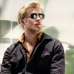 Lucleon Occasus | Lunettes De Soleil Carrées Aviator à Verres Noirs Polarisés -Chapeau Fawler en ligne rst spring 23 ll sunglasses square silverblack 1c