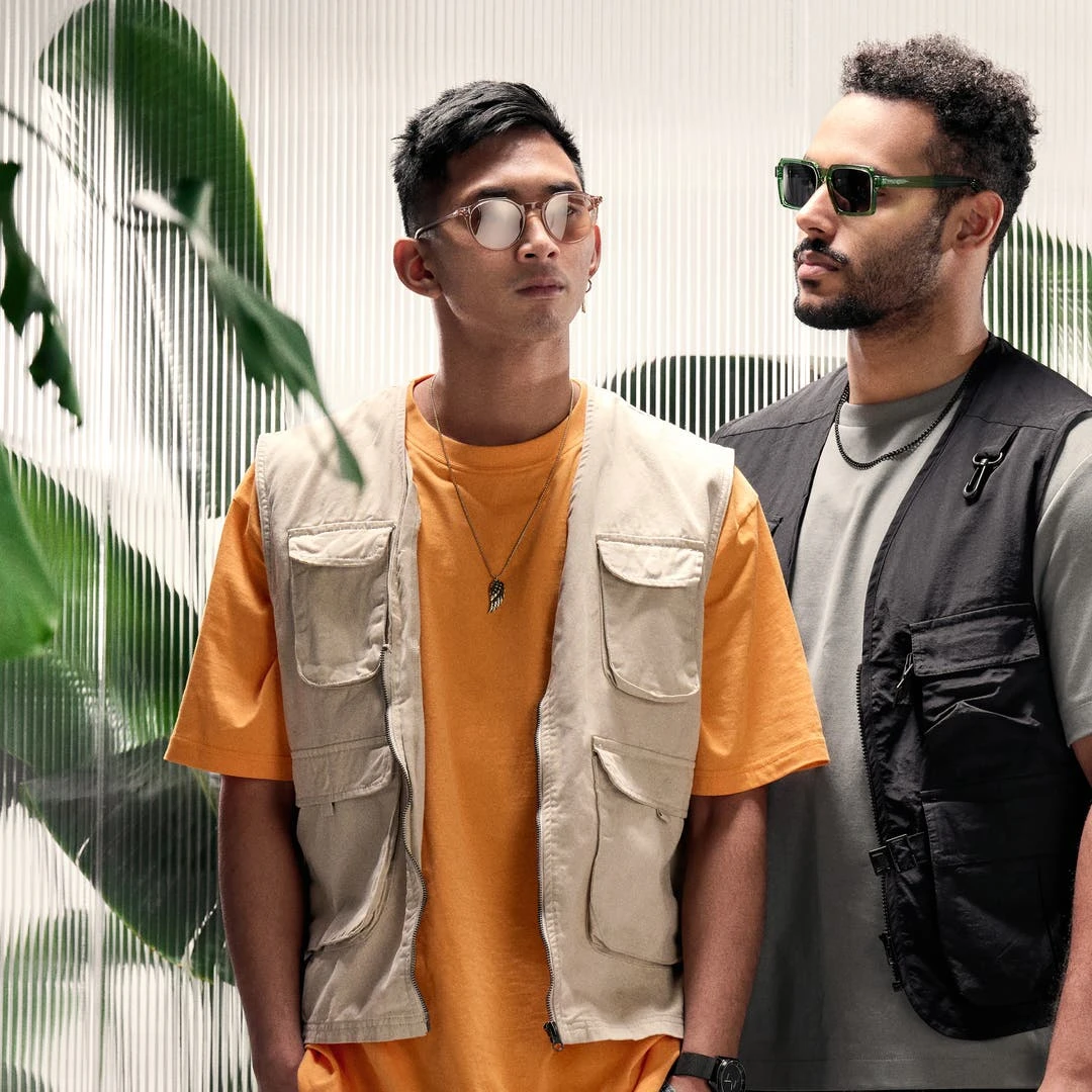 Otsu Occasus | Lunettes De Soleil Translucides Brun Clair Et De Style Vintage à Verres Ronds Polarisés 3 Otsu Occasus | Lunettes De Soleil Translucides Brun Clair Et De Style Vintage à Verres Ronds Polarisés – Image 3