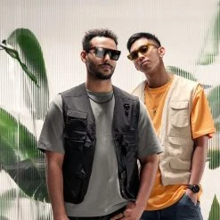 Otsu Occasus | Lunettes De Soleil Carrées Rétro à Motif écaille Et Verres Noirs Polarisés -Chapeau Fawler en ligne rst spring 23 otsu sunglasses square tigerblack 1b