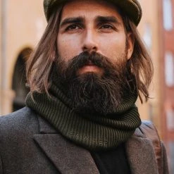 Fawler Écharpe Tube Vert Olive Frisco Urban -Chapeau Fawler en ligne scarf