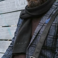 Fawler Écharpe Noire Franky Urban -Chapeau Fawler en ligne scarf 6