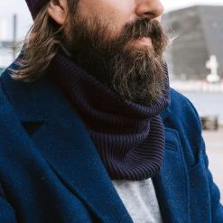 Fawler Écharpe Tube Bleu Marine Frisco Urban -Chapeau Fawler en ligne scarf 7