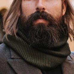 Fawler Écharpe Tube Vert Olive Frisco Urban -Chapeau Fawler en ligne scarfbm17313