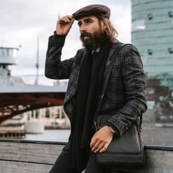 Fawler Écharpe Noire Franky Urban -Chapeau Fawler en ligne square 1 121