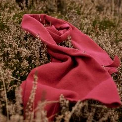 Sidegren Hiems | Écharpe Rouge Bourgogne En Coton Recyclé -Chapeau Fawler en ligne ste hiem scarves hats and gloves collection 26417 1x1 1