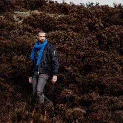 Seizmont Hiems | Écharpe Bleue En Laine Mélangée -Chapeau Fawler en ligne ste hiems scarves hats and gloves collection 26422 bj rn 1x1 3