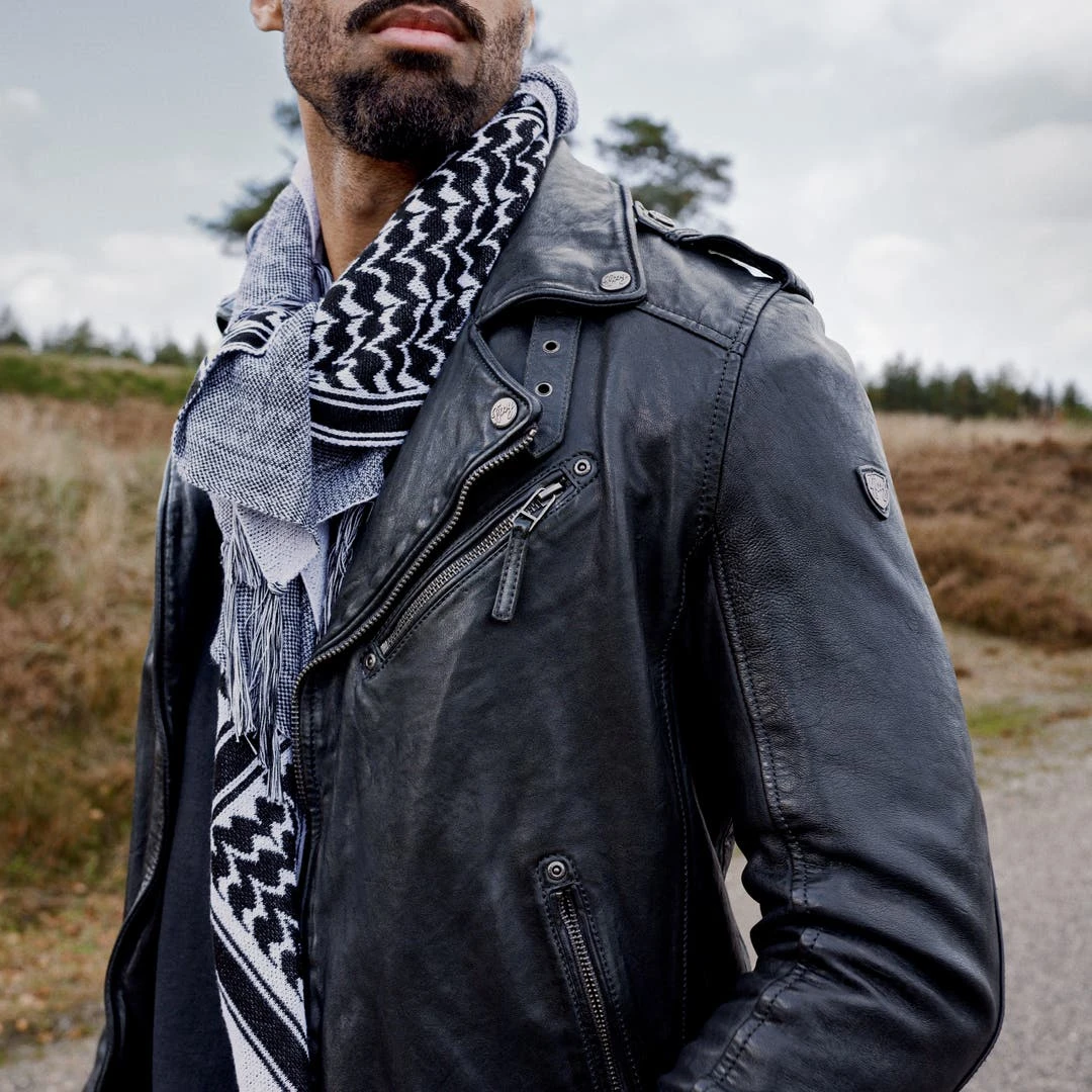 Lucleon Hiems | Foulard Bandana à Carreaux Noir Et Blanc 2 Lucleon Hiems | Foulard Bandana à Carreaux Noir Et Blanc – Image 2