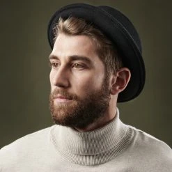 Fawler Chapeau Fido Heisenberg En Laine Noire -Chapeau Fawler en ligne ste megashoot hats 17253 50