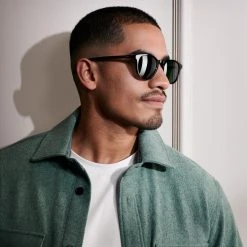 Waykins Lunettes De Soleil Noires Warrick Thea à Verres Polarisés Vert -Chapeau Fawler en ligne ste megashoot sunglasses 17 22866