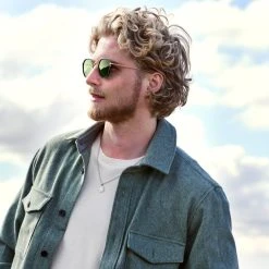 Waykins Lunettes De Soleil Dorées Wylie Thea à Verres Polarisés Verts -Chapeau Fawler en ligne ste megashoot2 sunglasses 2 22880