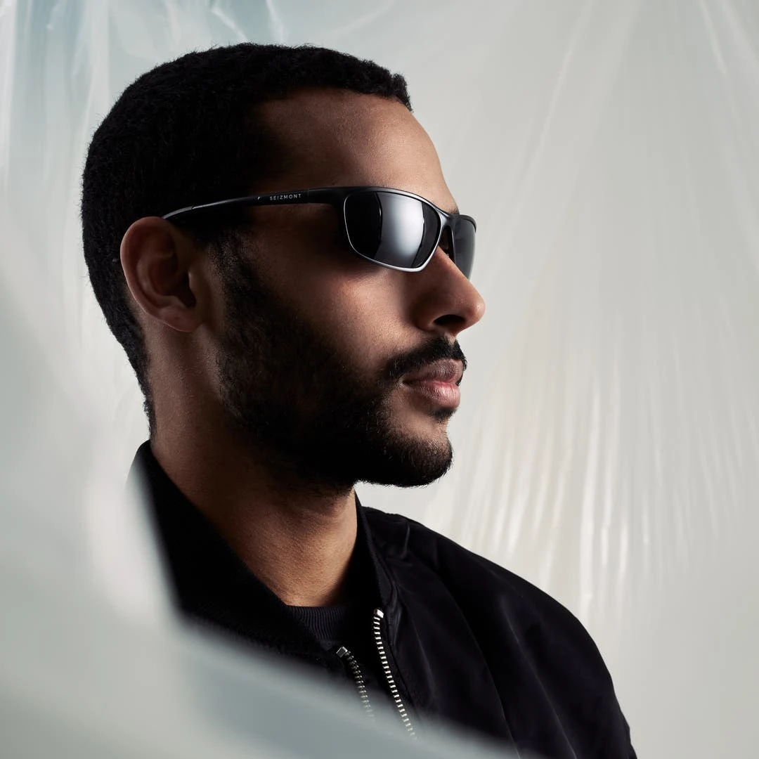 Seizmont Lunettes De Soleil Polarisées En Aluminium Noir 2 Seizmont Lunettes De Soleil Polarisées En Aluminium Noir – Image 2