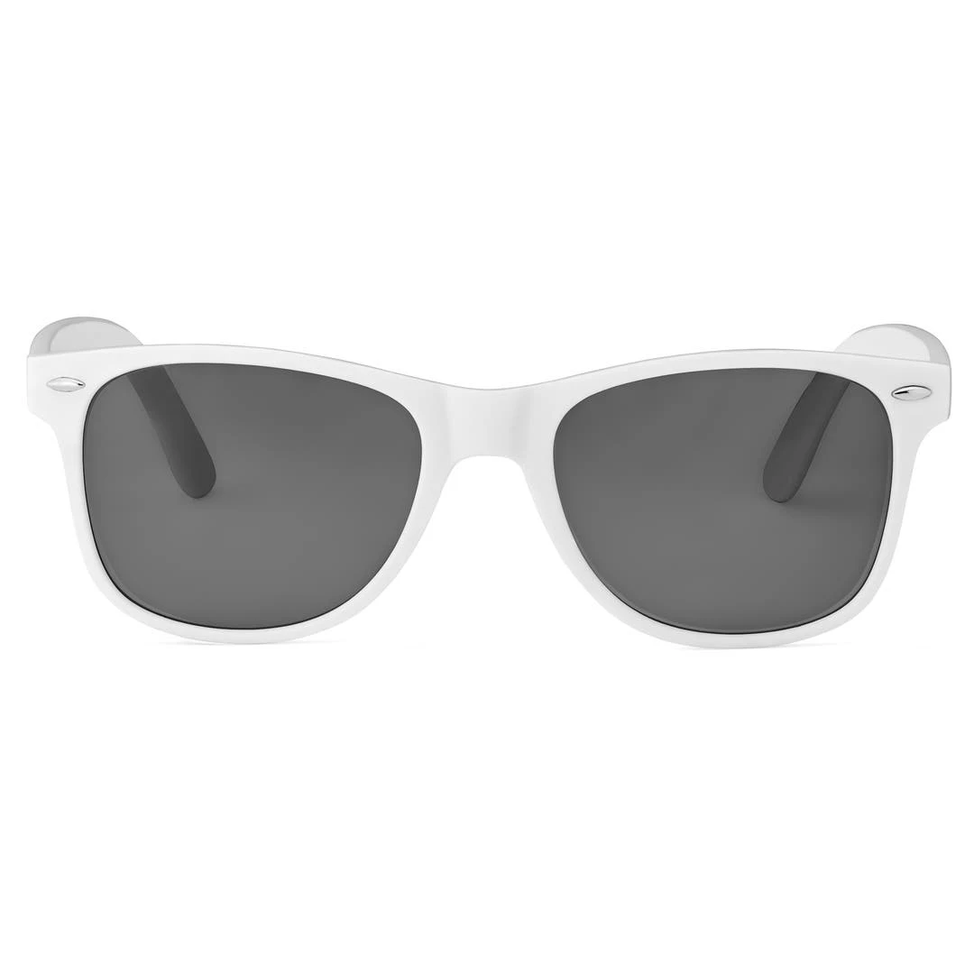 Waykins Lunettes De Soleil Rétro Blanches Polarisées 2 Waykins Lunettes De Soleil Rétro Blanches Polarisées – Image 2