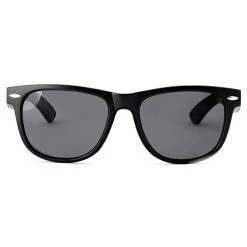 Waykins Lunettes De Soleil Rétro Noires à Verres Polarisés Et Branches En Bois -Chapeau Fawler en ligne wa39 2