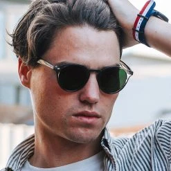 Waykins Lunettes De Soleil Gris Clair Et Vert Wade Wally -Chapeau Fawler en ligne wade clear green sunglasses